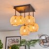Basto ceiling light, globe light Ecru, 5-light sources