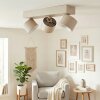 Narel ceiling light LED sand-coloured, 3-light sources