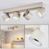 Narel ceiling light LED sand-coloured, 4-light sources
