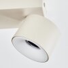 Narel ceiling light LED sand-coloured, 4-light sources