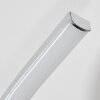 Lunor wall light, wall spotlight LED chrome, 1-light source