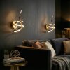Lunor wall light, wall spotlight LED gold, 1-light source