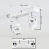 Fenik ceiling light white, 2-light sources
