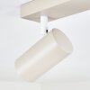Javel ceiling light sand-coloured, 4-light sources