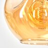 Ripoll hanging light, globe light, pendant light Amber, 1-light source