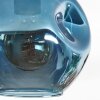 Ripoll ceiling light, globe light blue, 1-light source