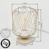 Narla table lamp sand-coloured, white, 1-light source