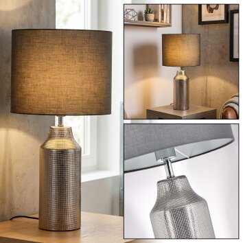 Ralor table lamp silver, 1-light source