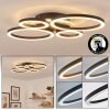 Marek ceiling light LED black, 1-light source