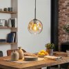 Ripoll hanging light, globe light, pendant light Amber, clear, 1-light source