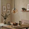 Ripoll hanging light, globe light, pendant light Amber, clear, 1-light source