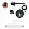 Ripoll hanging light, globe light, pendant light coppery, 1-light source