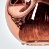 Ripoll hanging light, globe light, pendant light coppery, 1-light source