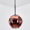Ripoll hanging light, globe light, pendant light coppery, 1-light source