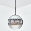 Koyoto hanging light, globe light, pendant light clear, Smoke-coloured, 1-light source