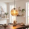 Koyoto hanging light, globe light, pendant light Amber, 1-light source