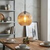 Koyoto hanging light, globe light, pendant light Amber, 1-light source