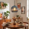 Koyoto hanging light, globe light, pendant light blue, 1-light source