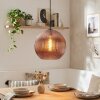 Koyoto hanging light, globe light, pendant light coppery, 1-light source
