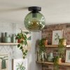 Ripoll ceiling light, globe light green, 1-light source
