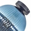 Koyoto ceiling light, globe light 25 cm blue, 1-light source