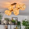 Basto ceiling light, globe light Ecru, 8-light sources