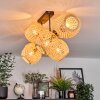 Basto ceiling light, globe light Ecru, 8-light sources