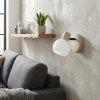 Lumox wall light, wall spotlight beige, black, 1-light source