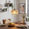 Koyoto hanging light, globe light, pendant light Amber, clear, 1-light source