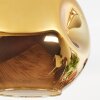 Ripoll ceiling light, globe light gold, 1-light source