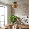 Ripoll ceiling light, globe light gold, 1-light source