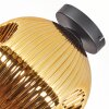 Ripoll ceiling light, globe light gold, 1-light source