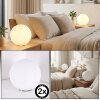Cochuna globe light, table lamp white, 1-light source