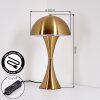 Garil table lamp brass, 1-light source