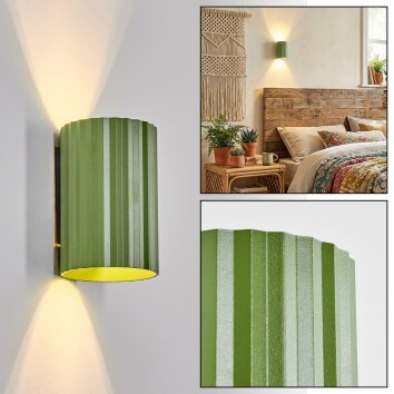 Fonir Up & Down Light, wall light green, 1-light source