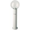 Albert 2010 pedestal light white, 1-light source, Motion sensor