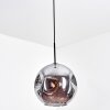 Ripoll hanging light, globe light, pendant light Smoke-coloured, 1-light source