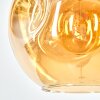 Ripoll hanging light, globe light, pendant light Amber, 1-light source