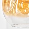 Ripoll hanging light, globe light, pendant light Amber, clear, 1-light source