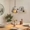 Ripoll hanging light, globe light, pendant light clear, Smoke-coloured, 1-light source
