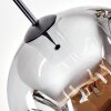 Ripoll hanging light, globe light, pendant light clear, Smoke-coloured, 1-light source