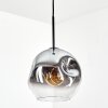 Ripoll hanging light, globe light, pendant light clear, Smoke-coloured, 1-light source