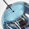 Ripoll hanging light, globe light, pendant light blue, 1-light source
