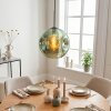 Ripoll hanging light, globe light, pendant light green, 1-light source
