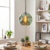 Ripoll hanging light, globe light, pendant light green, 1-light source