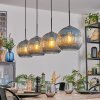 Koyoto hanging light, globe light, pendant light blue, 4-light sources