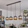 Koyoto hanging light, globe light, pendant light blue, 4-light sources