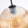 Koyoto hanging light, globe light, pendant light Amber, 4-light sources
