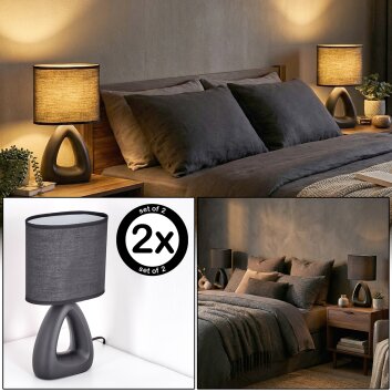 Garin table lamp black, 1-light source