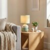 Mirvel table lamp green, white, 1-light source